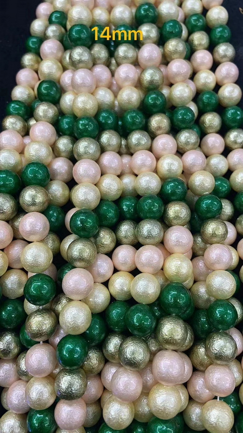 Mix color shell pearl beads 2022-9-19-007